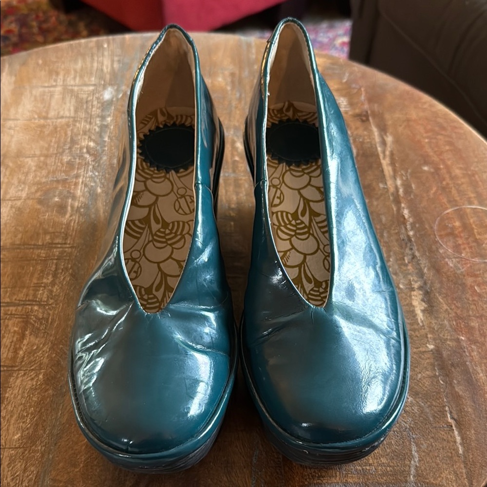 Fly London Blue Wedges